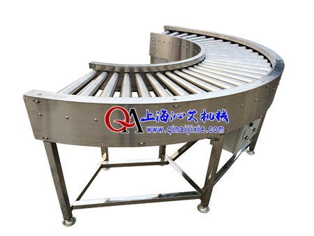 不銹鋼滾筒轉(zhuǎn)彎輸送機(jī)